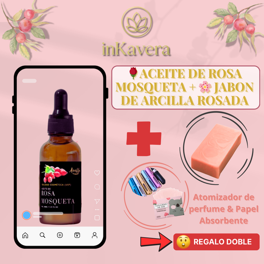 💖 Dúo Perfecto | Aceite + Jabón + Regalo💖